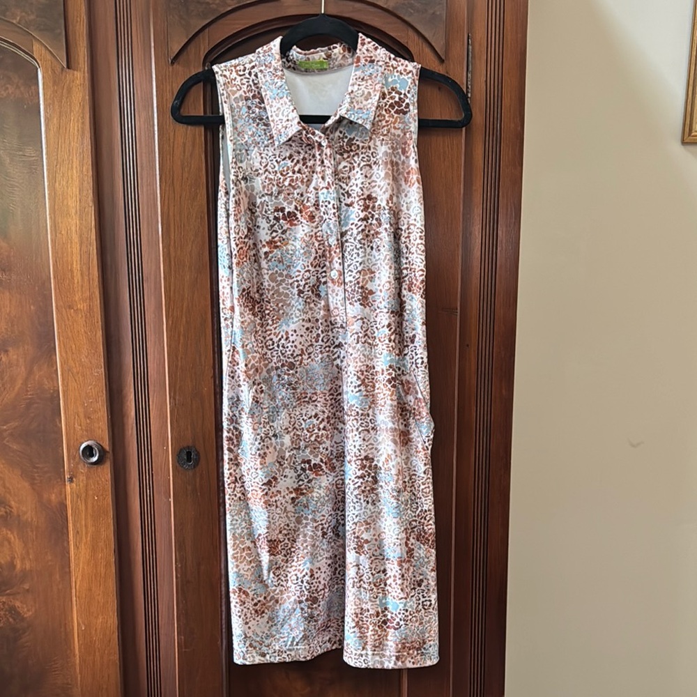 Leopard Print Sleeveless Dress